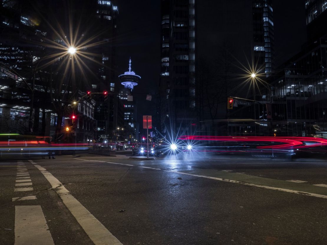 Night Light Trails